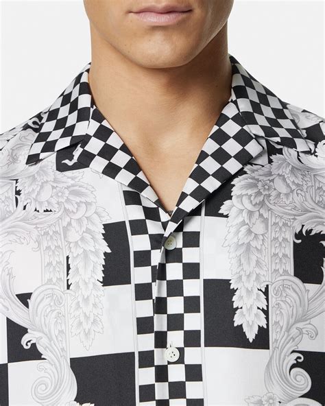 versace medusa men's clothing|Versace Medusa contrasto shirts.